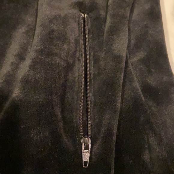 BCBGmaxazria velour zip up jacket - Picture 3 of 10